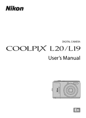 Nikon Coolpix L20 L20/19 User's Manual