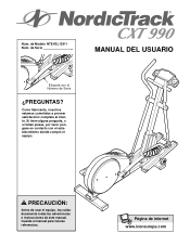 NordicTrack Cxt 990 Elliptical Spanish Manual