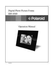 Polaroid IDF0560 Operation Manual