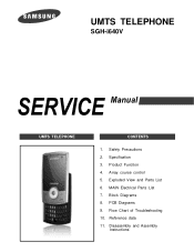 Samsung i640 Service Manual