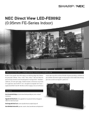 Sharp LED-FE009I2 Specification Brochure