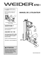 Weider 8700 I French Manual
