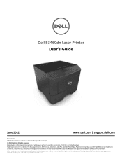Dell B3460dn Mono Laser Printer User's Guide