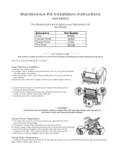 Dell 5200n Mono Laser Printer Maintenance Manual