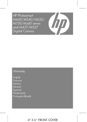 HP Photosmart Mz60 Limited Warranty Statement