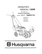 Husqvarna LE475 Owners Manual