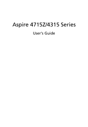 Acer Aspire 4715Z Aspire 4315 / 4715Z User's Guide EN