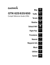 Garmin GTN 635 Cockpit Reference Guide