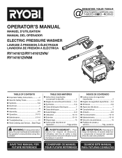 Ryobi RY141612 Operation Manual