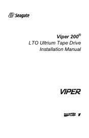 Seagate STU62001LW-S Installation Manual