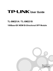 TP-Link TL-SM221B TL-SM221A User Guide