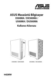 Asus ExpertCenter X5 Mini Tower X500MA Users Manual for Turkish