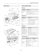 Epson Stylus Pro 4880 ColorBurst Edition Product Information Guide