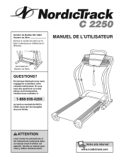 NordicTrack C2250 Treadmill Canadian French Manual