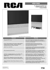 RCA HD61W66 User Manual