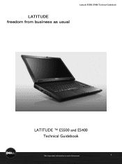 Dell E5500 Technical Guide