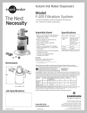 InSinkErator F-201 Specifications
