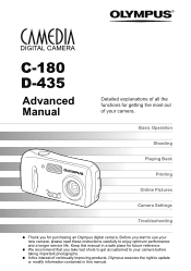Olympus D435 D-435 Advanced Manual