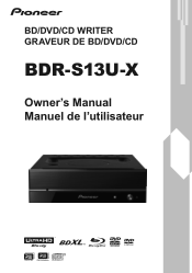 Pioneer BDR-S13U-X Owners Manual