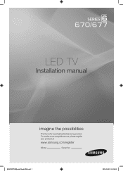 Samsung HG46NB677FF Installation Guide Ver.1.0 (English)