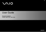 Sony VGN-AR150G User Guide