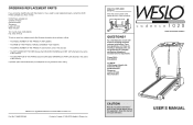 Weslo 1020 Instruction Manual