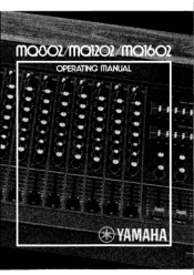 Yamaha MQ802 Owner's Manual (image)