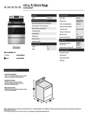 Amana ACR4303MFW Specification Sheet
