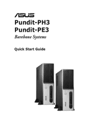 Asus Pundit-PE3 Pundit-PH3/PE3 Quick Start Guide for English Edition