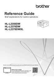 Brother International HL-L2370DWXL Reference Guide