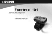 Garmin Foretrex 101 Owner's Manual