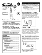 Hoover F5857955 Manual