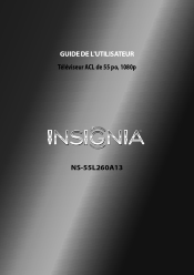 Insignia NS-55L260A13 User Manual (French)
