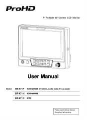JVC DT-X71C DT-X71C/H/F Operation manual