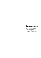 Lenovo G450 Lenovo G450/G550 User Guide V1.0