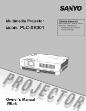 Sanyo PLC-XR301 Owners Manual