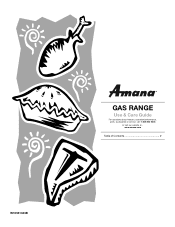Amana AGG200AA Use and Care