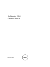Dell Vostro 20 3015 Owners Manual