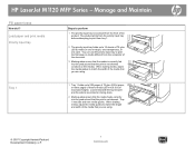 HP LaserJet M1120 HP LaserJet M1120 MFP - Manage and Maintain