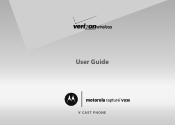 Motorola Rapture VU30 Verizon User Guide