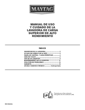 Maytag MVWC465H Manual Del Usuario