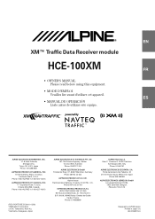 Alpine HCE-100XM Owners Manual