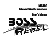 Boss Audio MC300 User Manual in English