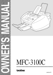 Brother International MFC 3100C Users Manual - English