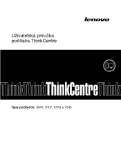 Lenovo ThinkCentre A85 (Slovakian) User Guide