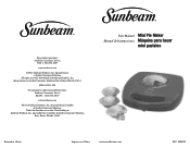 Sunbeam FPSBPMM980 User Manual