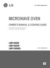 LG LMV1625B Owner's Manual