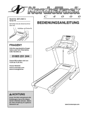 NordicTrack C4000 Treadmill German Manual