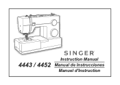 Singer Heavy Duty 4452 and Extension Table Bundle Instruction Manual