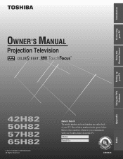 Toshiba 42H82 User Manual